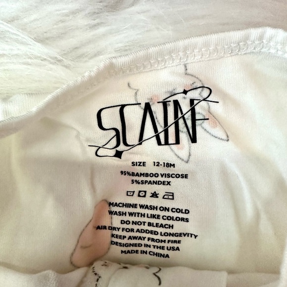 STAINF | 🥕 Bamboo Convertible Zip Easter Romper - Picture 4 of 6